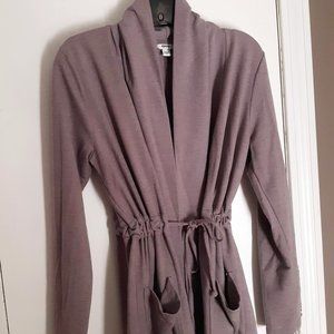 Lux Open Front Drawstring Cardigan w Pockets!